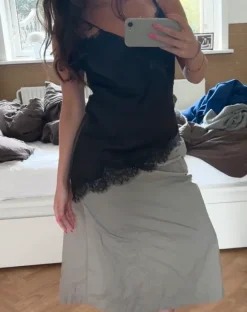 100% Organic Cotton Skirt Grey/Gray