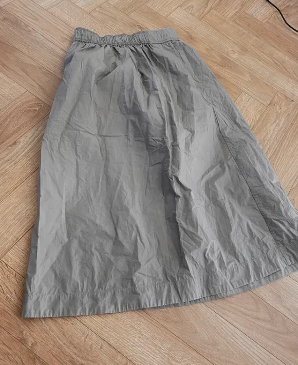 100% Organic Cotton Skirt Grey/Gray