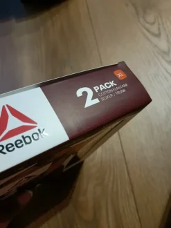 2 pak majtek bokserek szare czarne Reebok r.xl szeroka guma napisy