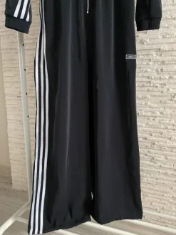 Adidas kombinezon szerokie nogawki 3 stripes paski lampas