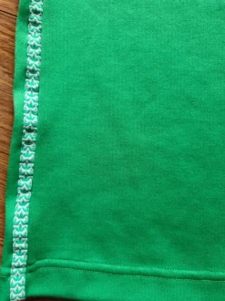 Adidas spodnie dresowe zielone M – paski, zamek, sportowe