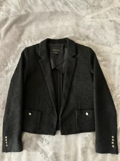 Żakiet tweedowy Massimo Dutti