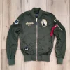 Alpha Industries damska kurtka bomberka wiatrówka w rozmiarze M