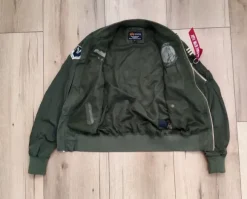 Alpha Industries damska kurtka bomberka wiatrówka w rozmiarze M