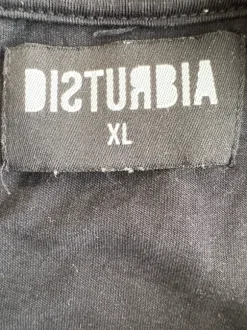 Alternative disturbia long sleeve black shirt