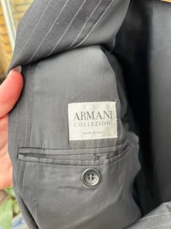 Armani stribet blazer