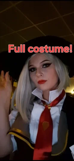 Ashe overwatch cosplay costume full set