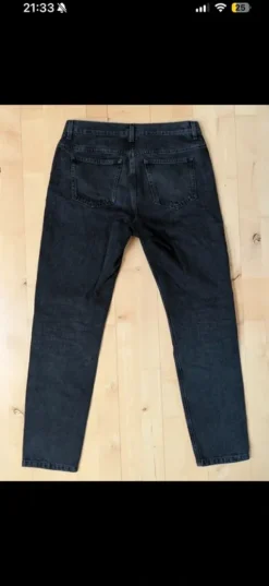 Asket black jeans regular 30