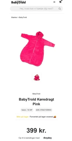 BabyTrold sovedragt