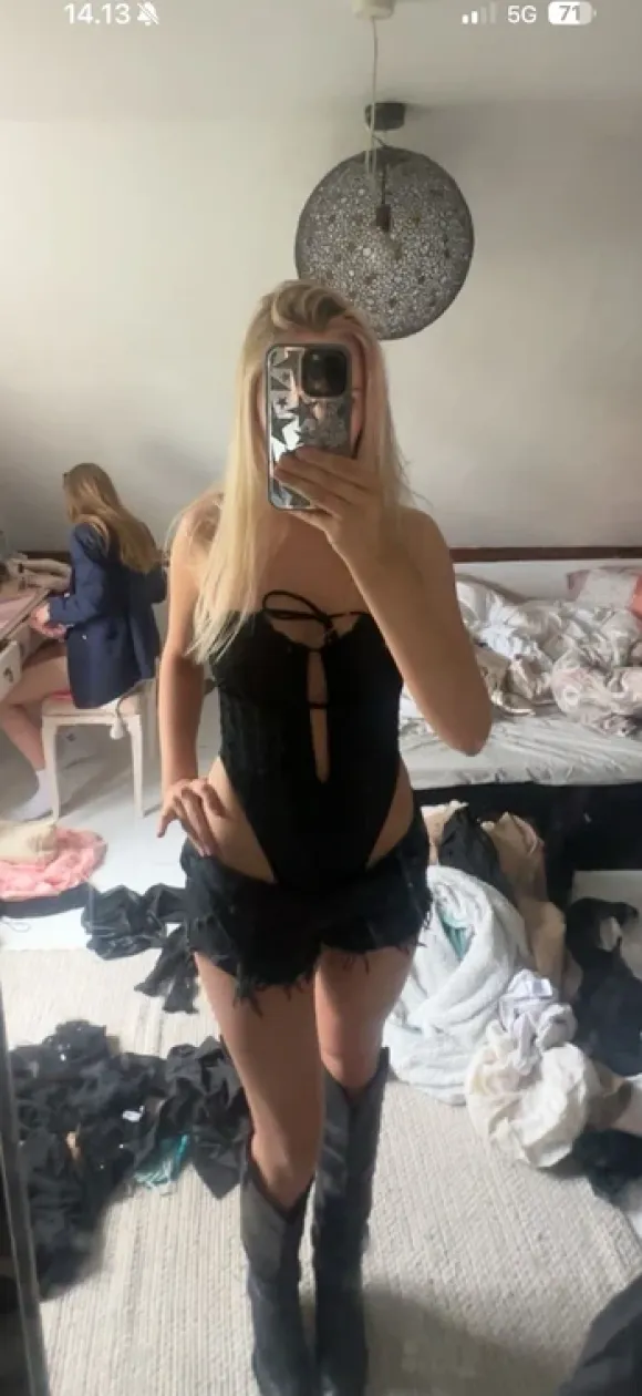 Badedragt sort fest