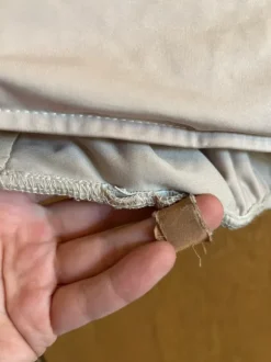 Beige binder I crop top længde