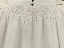 Biała, artystyczna , lniana spódnica maxi. Skirt linen. Maxi. Long.