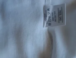 Biała lniana spódnica asymetryczna E-vie idealna na lato len i wiskoza boho vintage rozm. L 40