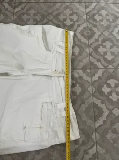 białe jorts capri cargo pants shorts szorty spodenki rybaczki japan style vintage 90s szare retro