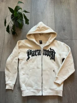 Biege zip hoodie