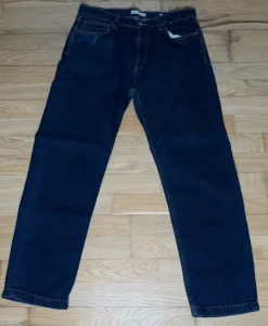 Blå jeans i straight fit