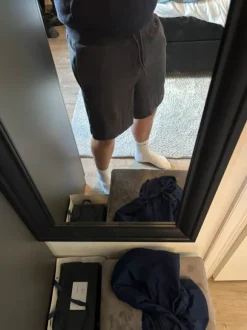 Blå shorts