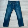 Blåa Dry Japan Nudie Jeans Slim Jim Storlek W32 L33