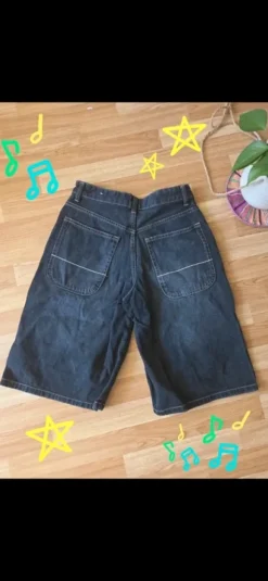 Black jorts