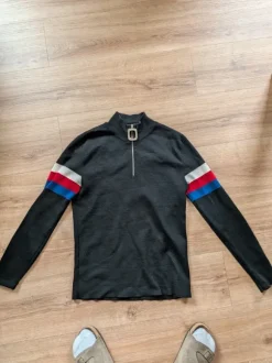 Black knit zip-up JW Anderson