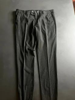 Black pinstripe 3-piece suit from Suit Club