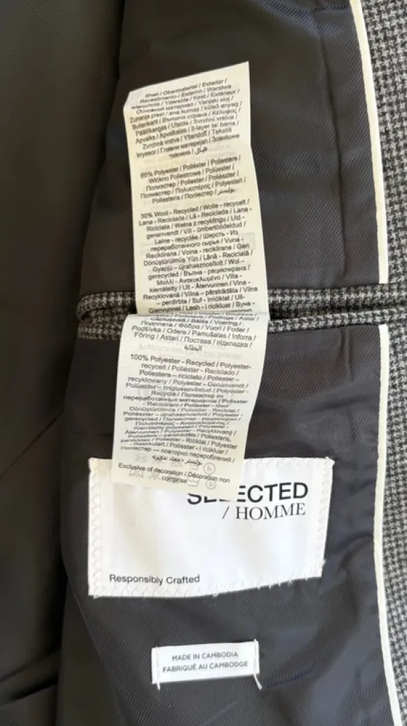 Blazer i slim fit från Selected Homme , helt ny!