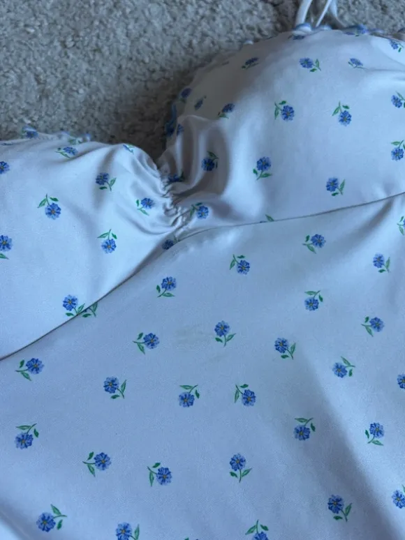 Blommig baddräkt H&M