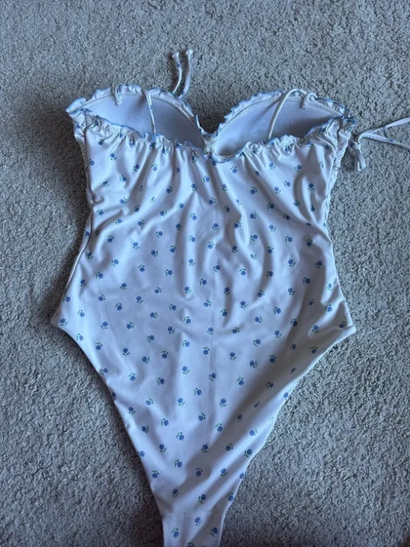 Blommig baddräkt H&M