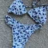 Blommig bikini