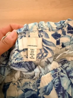 Blomsterbede hør shorts