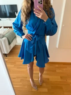Blue Wrap Mini Dress – Revolve – Size M