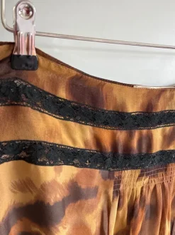 Blumarine premium brand skirt 100% silk jedwabna spódnica