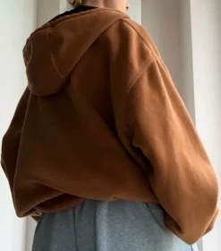 Bluza carhartt rozpinana gruba brązowa 90’s 00’s vintage y2k opium hip hop rap oversize vintage