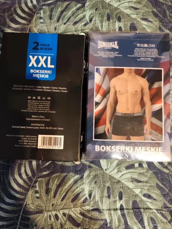 Bokserki Lonsdale rozmiar XXL