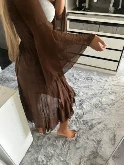 Brun cardigan