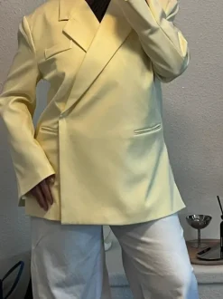 Butter yellow blazer