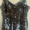 Byxdress med paljetter, Vanessa Moe