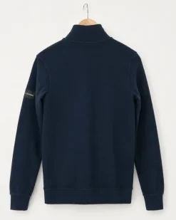 Calvin Klein ziptröja / sweatshirt – mörkblå