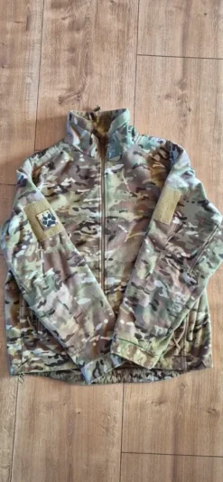 Camouflage fleece jakke