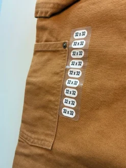 Carhartt B136 Double Front Pants Workwear Brown 32x32