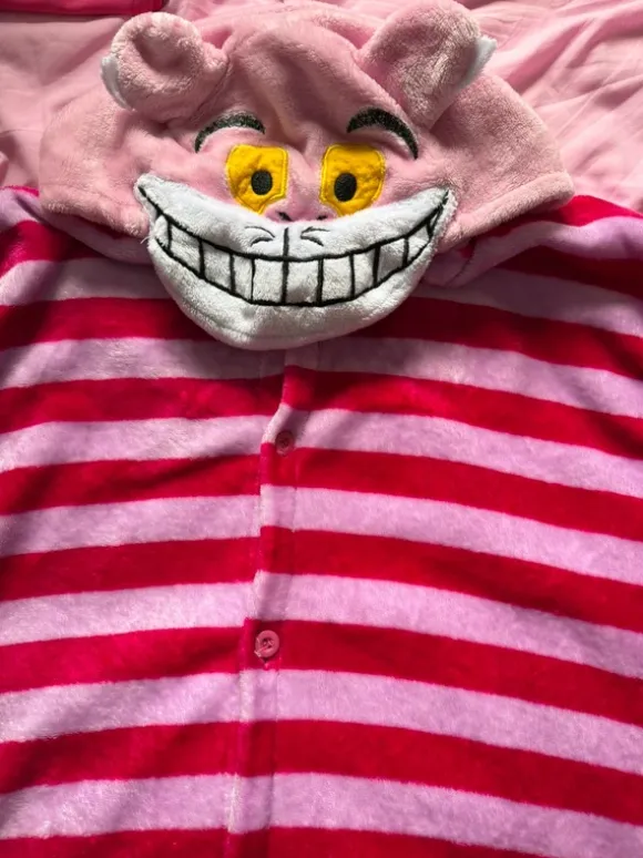 Cheshire Cat kigurumi / Alice i Underlandet onesie / Kombinezon Cheshire Cat Alice In wonderland