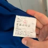 Comme des Garçons PLAY blå huvtröja, storlek M