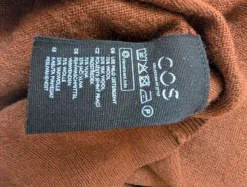 COS brown Wool Yak Turtleneck Jumper size L