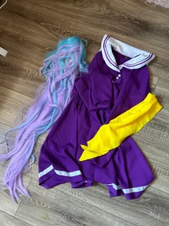 Cosplay shiro full peruka WIG no Game no life xs/s przebranie anime