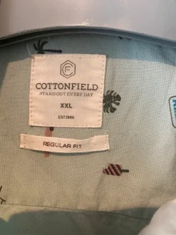 Cottonfield kortærmet skjorte XXL