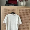 Cremefärgad kortärmad topp med krage H&M