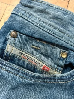 Custommade flared bootcut painted waxed