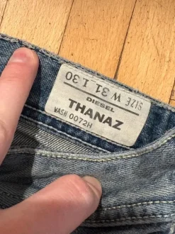 Custommade flared bootcut painted waxed