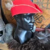 Czapka średniowieczna - larp, cosplay. Ręcznie szyta