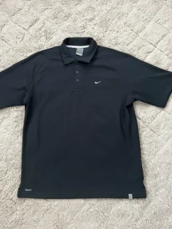 Czarna koszulka polo Nike | Rozmiar XL | Stan bardzo dobry